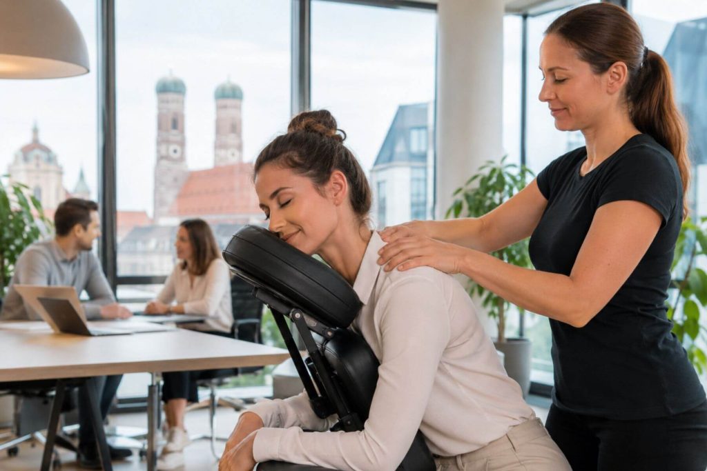 Massage am Arbeitsplatz Kleine Auszeit mit großer Wirkung
