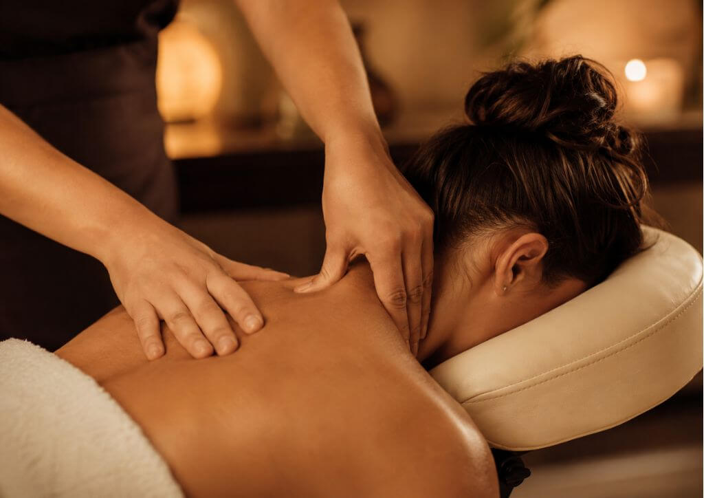 Klassische Nacken- und Schultermassage